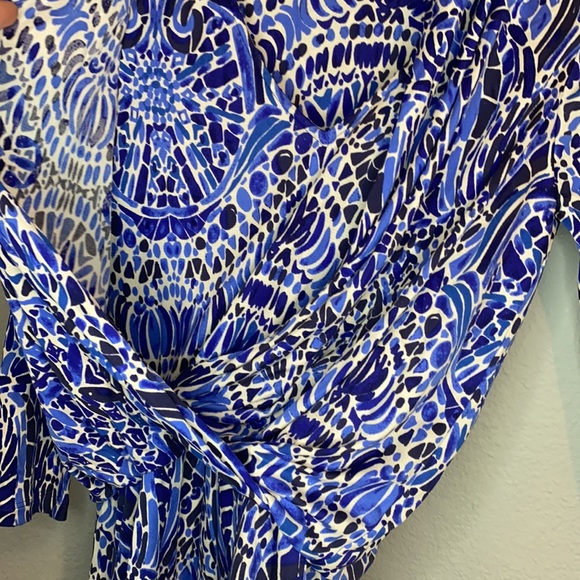 Lilly Pulitzer Felizia Silk Dress XS - Picture 4 of 7